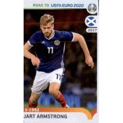 Stuart Armstrong Scotland 297 Panini Road to UEFA EURO 2020 Sticker Collection
