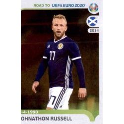 Johnathon Russell Scotland 305 Panini Road to UEFA EURO 2020 Sticker Collection