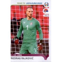 Predrag Rajković Serbia 307 Panini Road to UEFA EURO 2020 Sticker Collection
