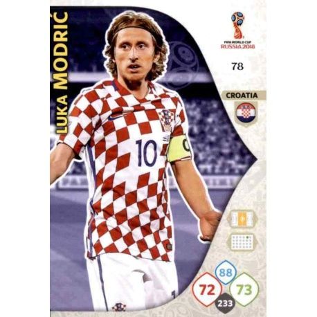 Luka Modrić Croacia 78 Adrenalyn XL Russia 2018 