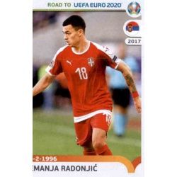 Nemanja Radonjić Serbia 315 Panini Road to UEFA EURO 2020 Sticker Collection
