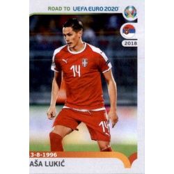 Saša Lukić Serbia 317 Panini Road to UEFA EURO 2020 Sticker Collection