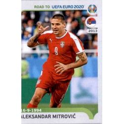 Aleksandar Mitrović Serbia 320 Panini Road to UEFA EURO 2020 Sticker Collection