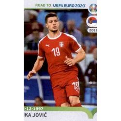 Luka Jović Serbia 321 Panini Road to UEFA EURO 2020 Sticker Collection