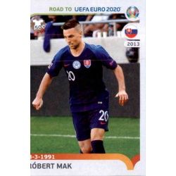 Róbert Mak Slovakia 335 Panini Road to UEFA EURO 2020 Sticker Collection