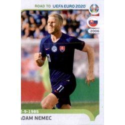 Adam Nemec Slovakia 337 Panini Road to UEFA EURO 2020 Sticker Collection