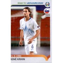 René Krhin Slovenia 346 Panini Road to UEFA EURO 2020 Sticker Collection