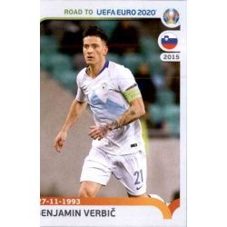 Benjamin Verbič Slovenia 350 Panini Road to UEFA EURO 2020 Sticker Collection