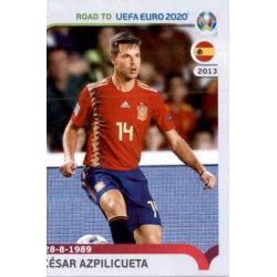 César Azpilicueta Spain 357 Panini Road to UEFA EURO 2020 Sticker Collection