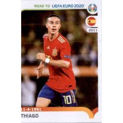 Thiago Spain 361 Panini Road to UEFA EURO 2020 Sticker Collection