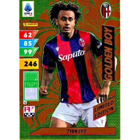Joshua Zirkzee Limited Edition Golden Boy Bologna