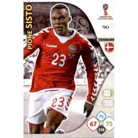 Pione Sisto Dinamarca 90 Adrenalyn XL Russia 2018 