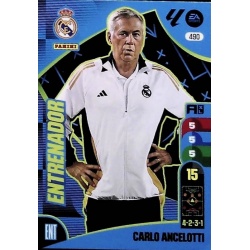 Carlo Ancelotti Entrenador Real Madrid 490