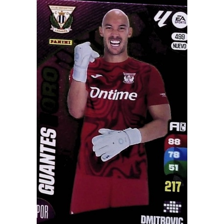 Dmitrovic Nuevo Guantes de Oro Leganés 499