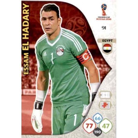 Essam El Hadary Egipto 91 Adrenalyn XL World Cup 2018 