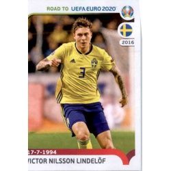 Victor Nilsson Lindelöf Sweden 373 Panini Road to UEFA EURO 2020 Sticker Collection