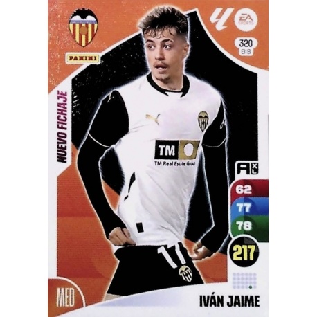 Iván Jaime Nuevo Fichaje Valencia 320 Bis