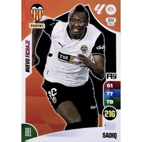 Sadiq Nuevo Fichaje Valencia 324 Bis