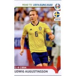 Ludwig Augustinsson Sweden 375 Panini Road to UEFA EURO 2020 Sticker Collection
