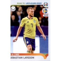 Sebastian Larsson Sweden 378 Panini Road to UEFA EURO 2020 Sticker Collection
