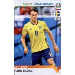 Albin Ekdal Sweden 381 Panini Road to UEFA EURO 2020 Sticker Collection