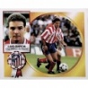 Soccer Sticker Luis García Baja Atlético Madrid Liga 94-95 Ediciones Este