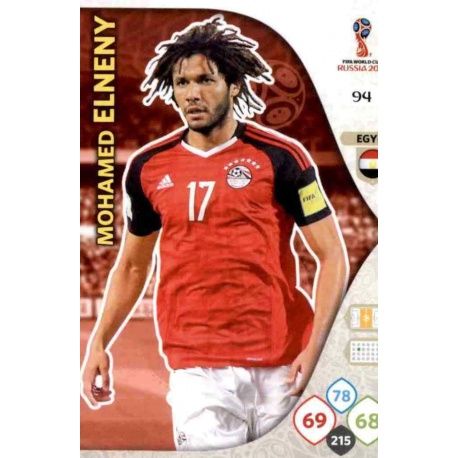 Mohamed Elneny Egipto 94 Adrenalyn XL Russia 2018 