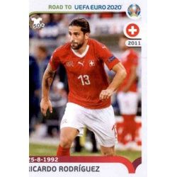 Ricardo Rodríguez Switzerland 389 Panini Road to UEFA EURO 2020 Sticker Collection