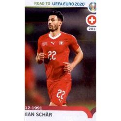 Fabian Schär Switzerland 390 Panini Road to UEFA EURO 2020 Sticker Collection
