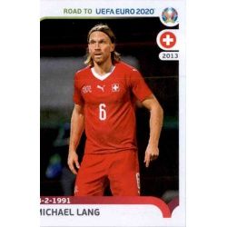 Michael Lang Switzerland 391 Panini Road to UEFA EURO 2020 Sticker Collection
