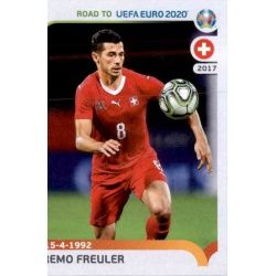 Remo Freuler Switzerland 398 Panini Road to UEFA EURO 2020 Sticker Collection