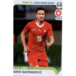 Mario Gavranović Switzerland 400 Panini Road to UEFA EURO 2020 Sticker Collection