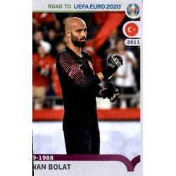 Sinan Bolat Turkey 403 Panini Road to UEFA EURO 2020 Sticker Collection