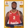 Soccer Sticker Moses Wright Olympiacos Piraeus Panini Euroleague 24-25