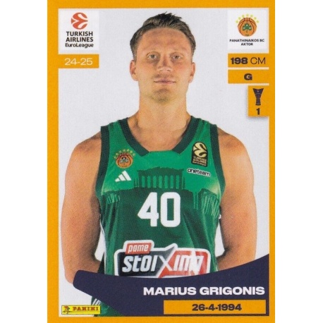 Marius Grigonis Panathinaikos 272