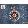 Soccer Sticker Logo Partizan Mozzart Panini Euroleague 24-25