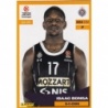 Soccer Sticker Isaac Bonga Partizan Mozzart Panini Euroleague 2024-25