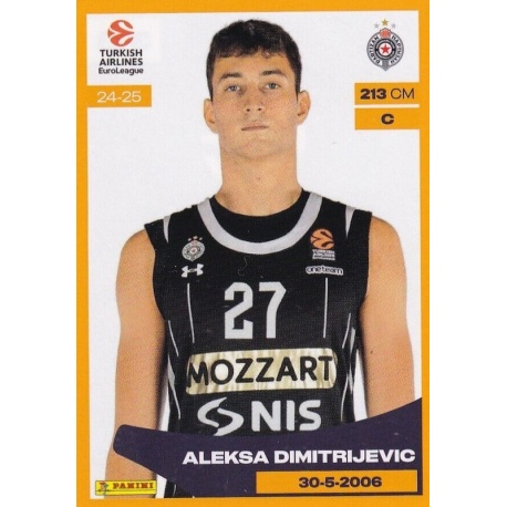 Aleksa Dimitrijevic Partizan Mozzart 313