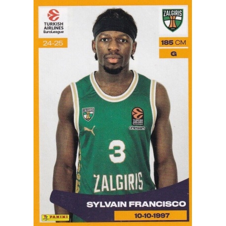 Sylvain Francisco Zalgiris Kaunas 349