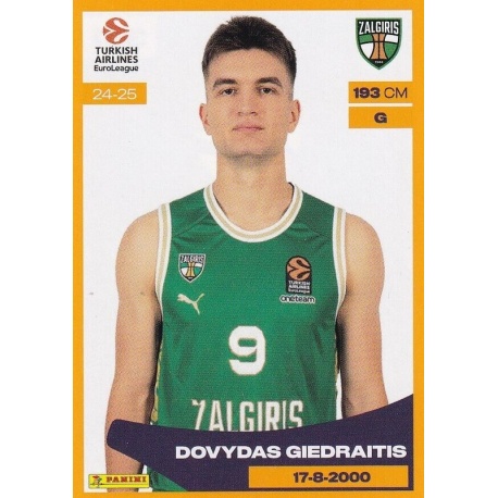 Dovydas Giedraitis Zalgiris Kaunas 351