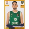 Buy Online Laurynas Birutis Zalgiris Kaunas Panini Euroleague 2024-25