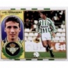 Soccer Sticker Luis Fernández  Betis Liga 94-95 Ediciones Este