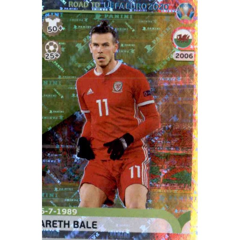 Sticker 434 Wales Road to EM 2020 Gareth Bale 