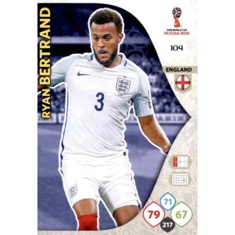 Ryan Bertrand Inglaterra 104 Adrenalyn XL Russia 2018 