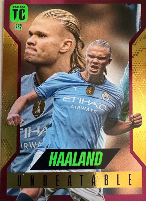 Buy Cards Erling Haaland Unbeatable Purple Manchester City Fifa