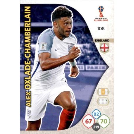 Alex Oxlade-Chamberlain Inglaterra 108 Adrenalyn XL World Cup 2018 