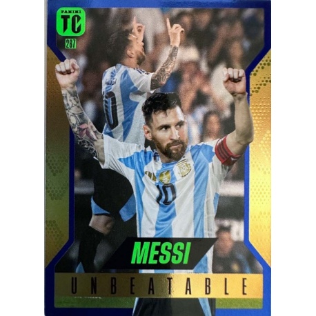 Lionel Messi Unbeatable Blue Argentina 267