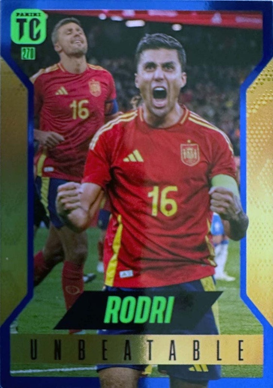 Buy Cards Rodri Unbeatable Blue España Panini Top Class 2025