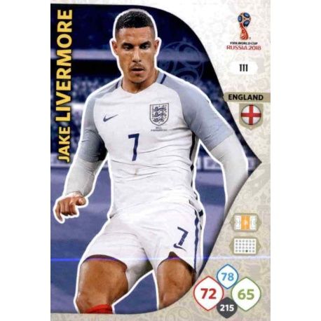 Jake Livermore Inglaterra 111 Adrenalyn XL Russia 2018 