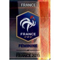 Escudo France 24 Panini Fifa Women's World Cup France 2019 
